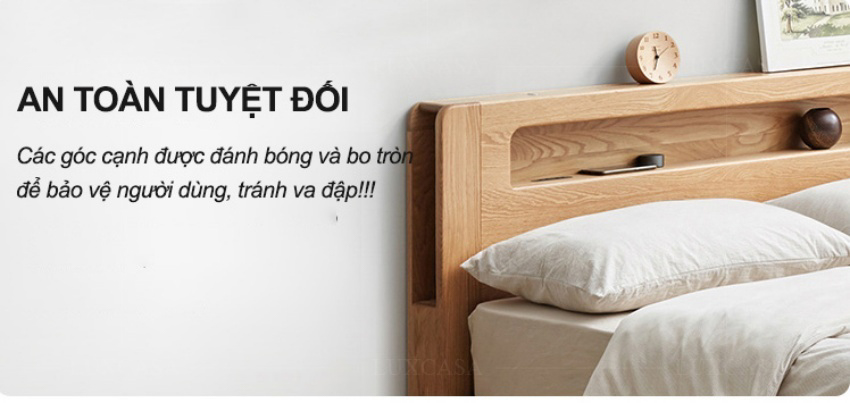 Giường ngủ gỗ đa năng WB107